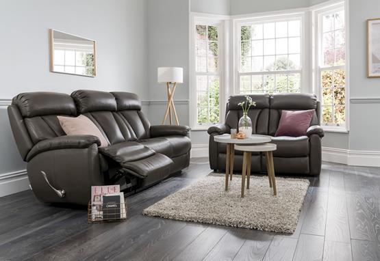 Georgina range featuring recliners, sofas and chairs