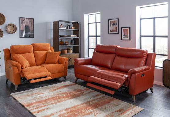 Kenzie range featuring recliners, sofas and chairs