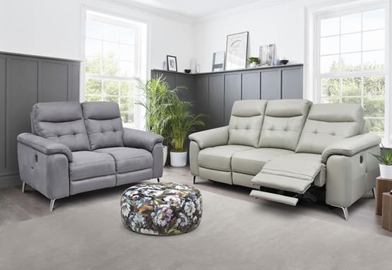Sloane range featuring recliners, sofas and chairs