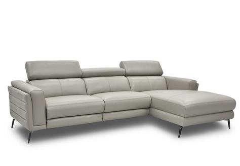 Harrison three seater sofa with right facing chaise end image 1