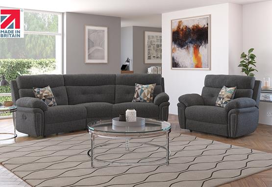Baxter range featuring recliners, sofas and chairs