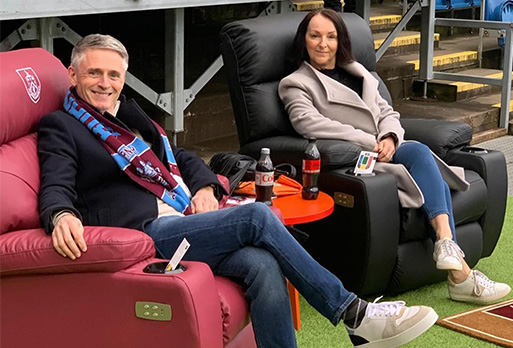 Competition winners enjoy Burnley match in Best Seats of the House image