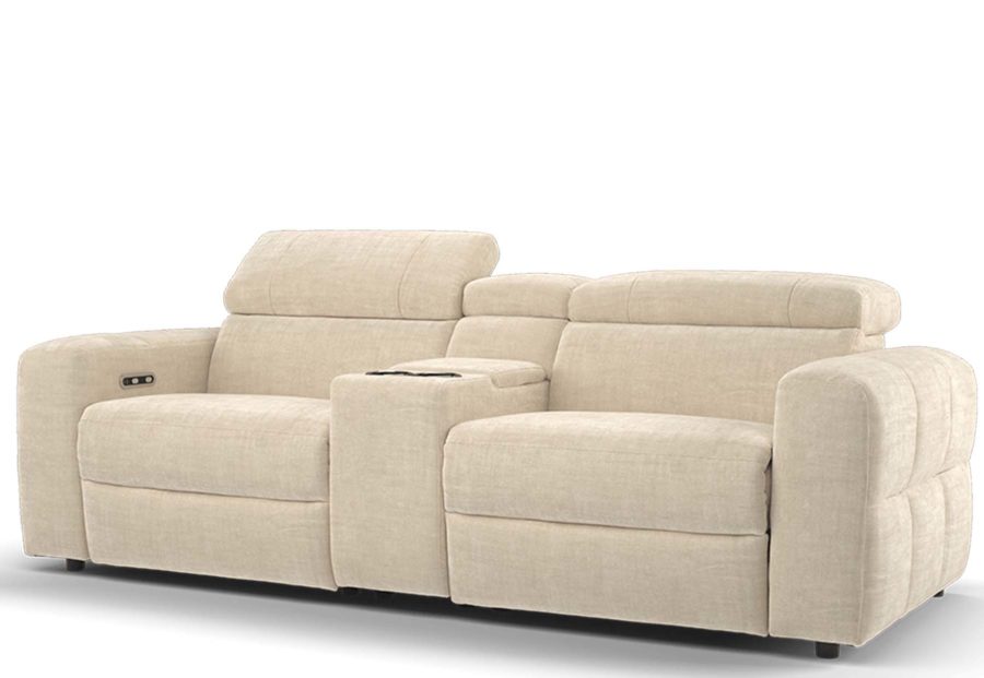 Colorado three seater sofa with console