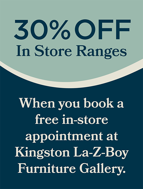 30% Off In Store Ranges when you book an appointment.